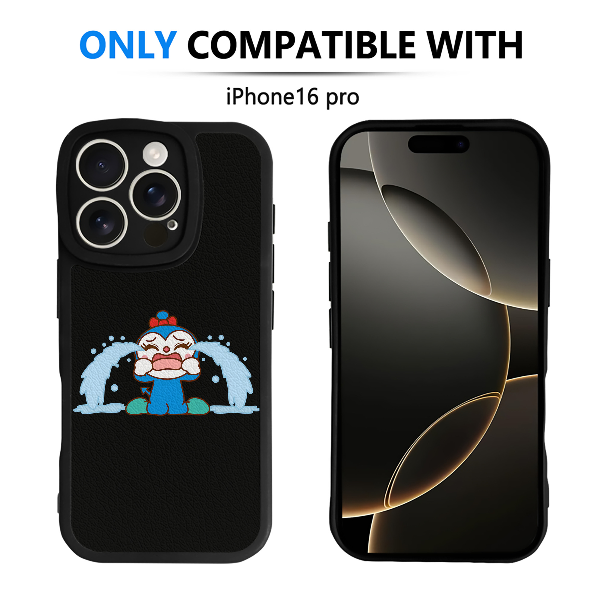 （画像用） アンパンマン Anpanman 【iPhone 16シリーズ対応】シリコンスマホケース（レザー調） 材質：シリコン